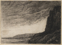 KG 18214
<br/>
Ierse baai met steile rots
<br/>
<em>Nachenius, Jan Coenraad (1890-1987)</em>